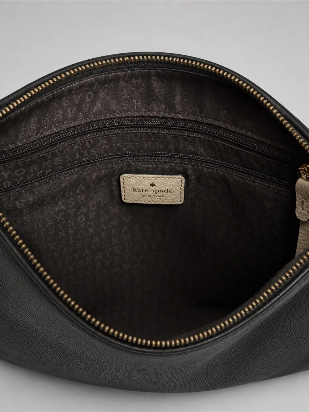 Kate Spade New York Matthew’s Street Maise Bow Crossbody Satchel Black Leather